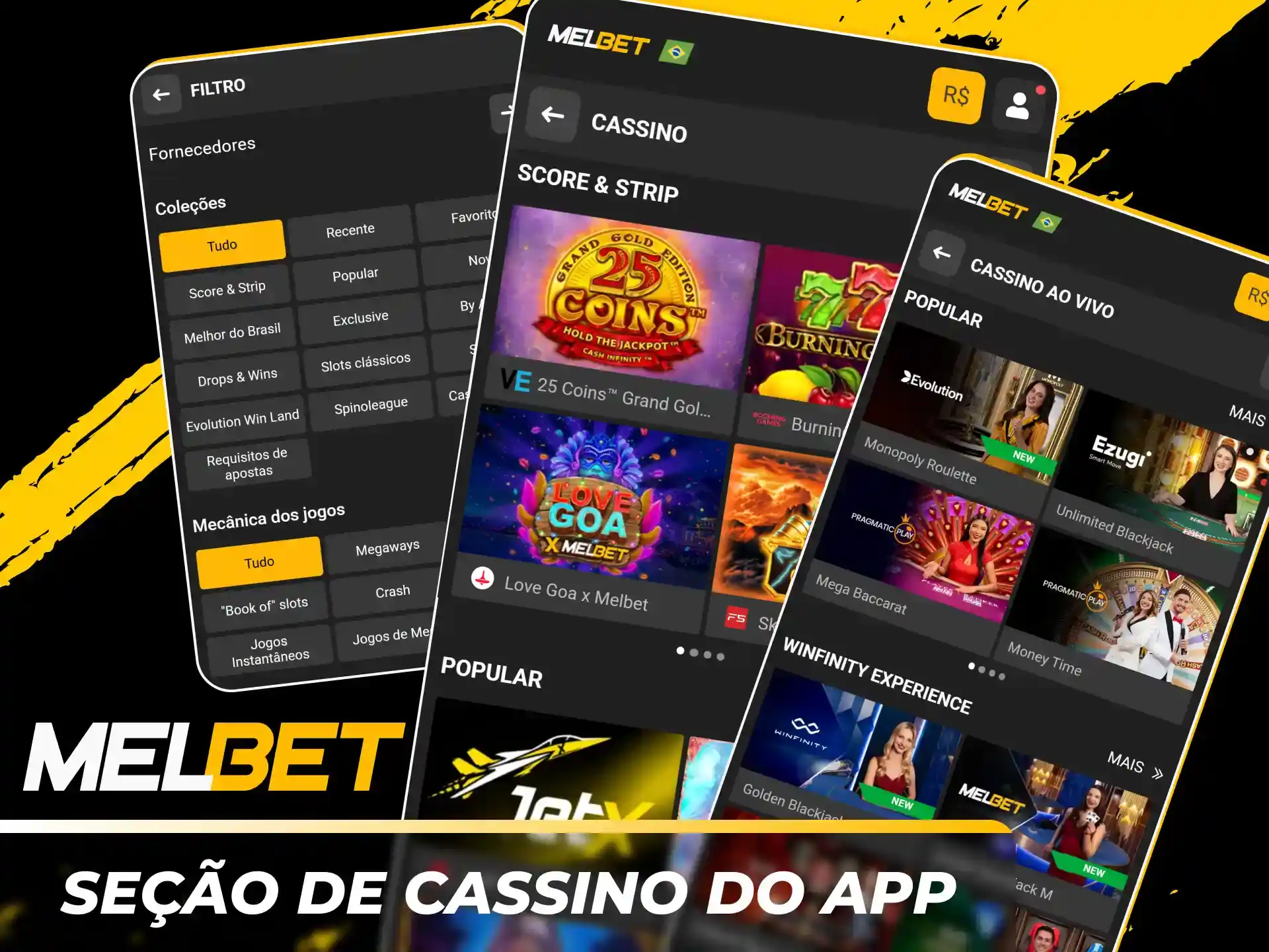 Jogue slots e jogos de crash pelo aplicativo Melbet oficial.
